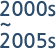 2000~2005year